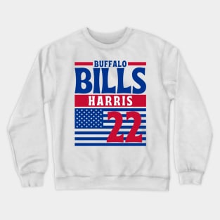 Buffalo Bills Harris 22 American Football Team Crewneck Sweatshirt